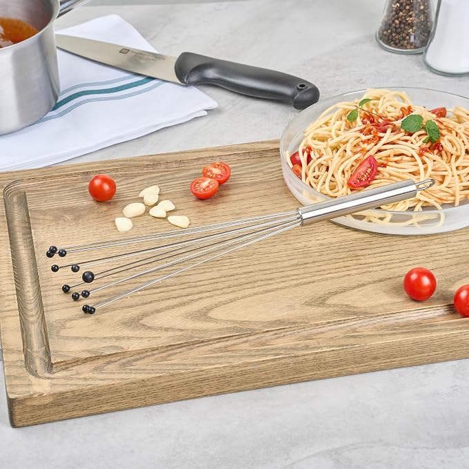 Restaurantware 12.5 in Stainless Steel Ball Whisk - Image 7