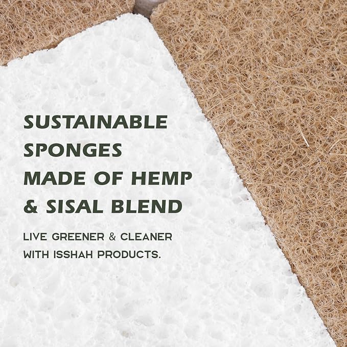 Isshah Plant-Based Kitchen Sponges - Image 4