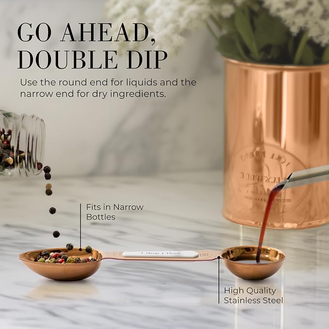 Copper Measuring Spoons Set - Image 5