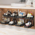 Sevenblue 4 Pack Under Sink Organizer, Bathroom Organizers and Storage by Sevenblue