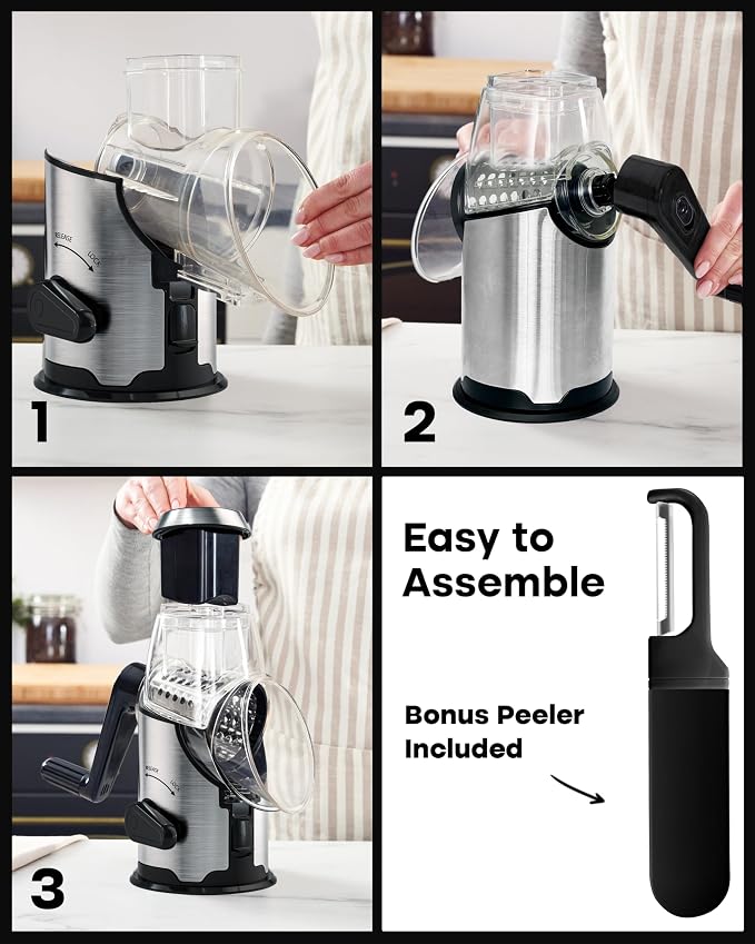Joined Rotary Cheese Grater - Image 7