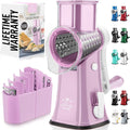 Zulay Kitchen Rotary Cheese Grater 5 Blade Cheese Shredder by ZulayKitchen