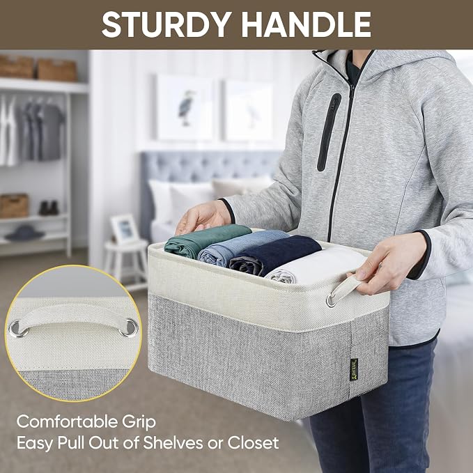BALEINE 1 Pack Fabric Closet Storage Bins - Image 8