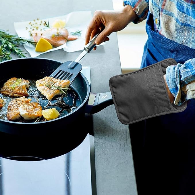 GROBRO7 5Pack Pocket Pot Holders Cotton Heat Resistant Potholder Multipurpose - Image 5