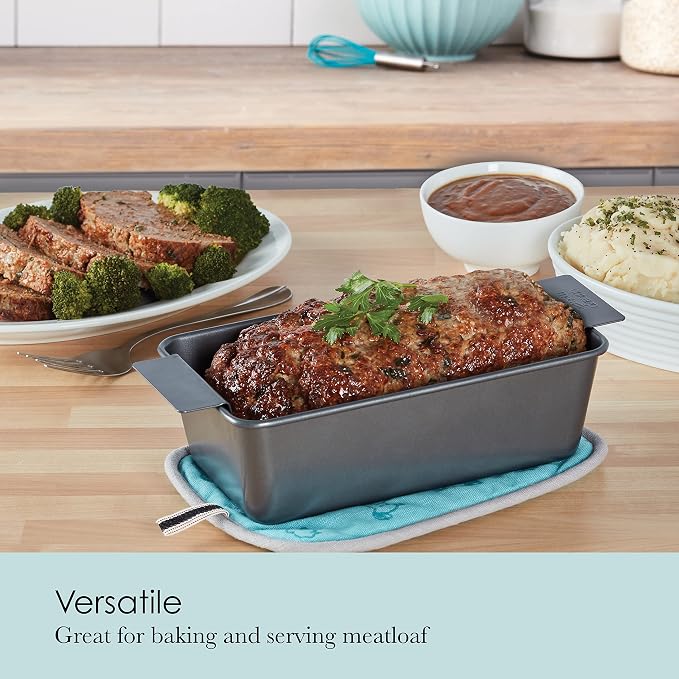 Chicago Metallic 2-Piece Healthy Meatloaf Pan - Image 2