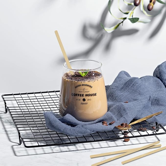 100pcs Bamboo Coffee Stirrers Individually Wrapped, 5.5 Inch Disposable Wood - Image 8
