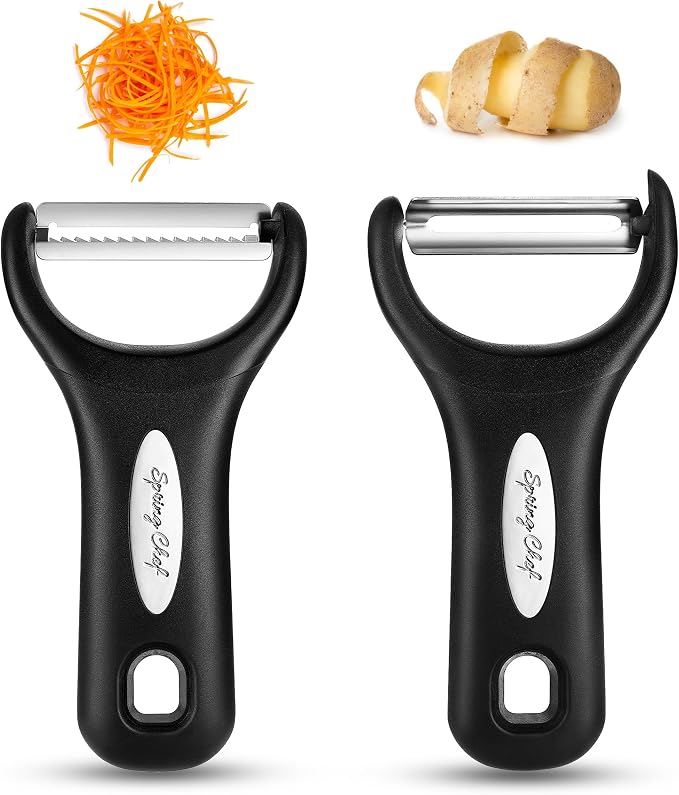 Spring Chef Premium Y & Vegetable Julienne Peeler Set by SpringChef