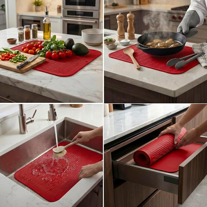 MicoYang Silicone Dish Drying Mat - Image 4