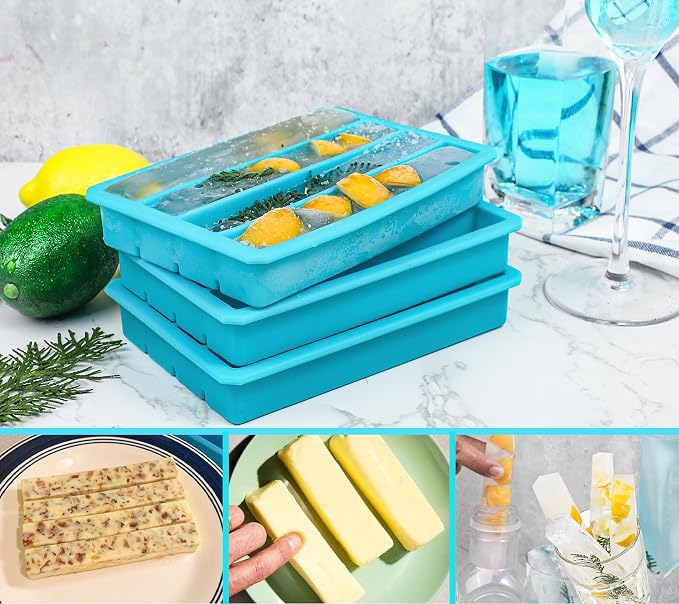 Webake Silicone Ice Cube Trays for Water Bottles Ice Cube Mold 12 Cavity - Image 3