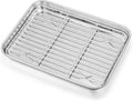 Homikit Baking Sheet with Wire Rack, 9 x 7 Inches Stainless Steel Small Baking by Homikit