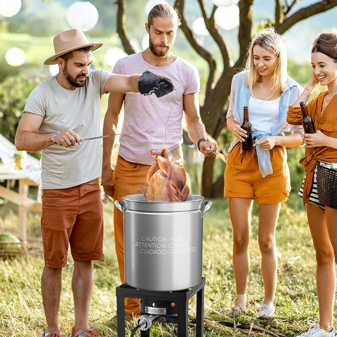 ROVSUN 36QT Stainless Steel Seafood Boil Pot - Image 7
