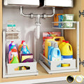 Under Sink Organizer, 2 Pack Cabinet Organizer by Fabutier