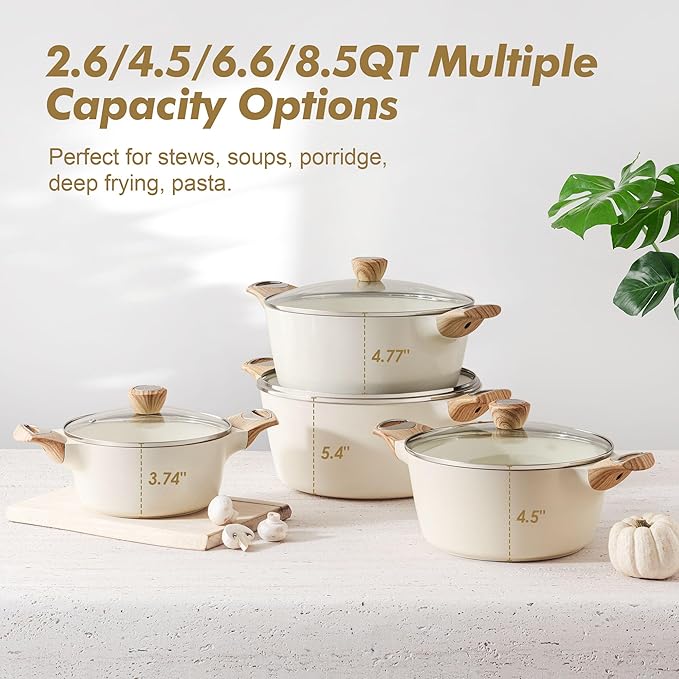 SENSARTE Ceramic Nonstick Stock Pot - Image 4