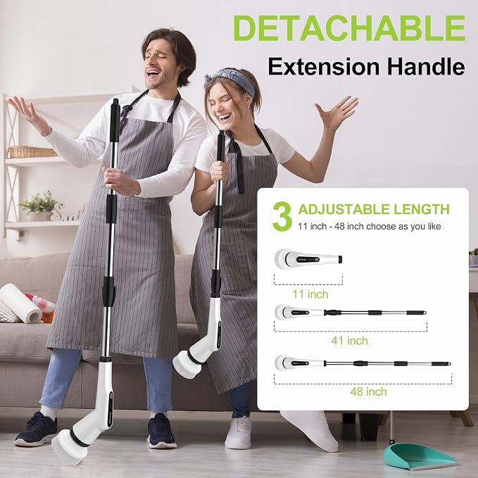Electric Scrubber Brush, IPX7 Electric Scrubber - Image 2