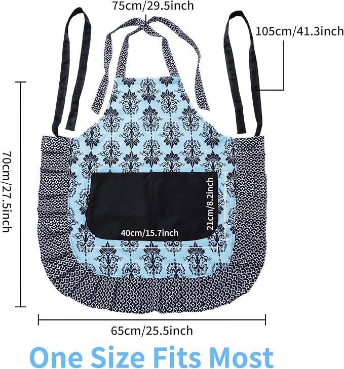Lovely Flower Pattern Retro Aprons - Image 6