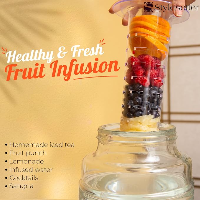 Style Setter Glass Drink Dispenser - Image 7