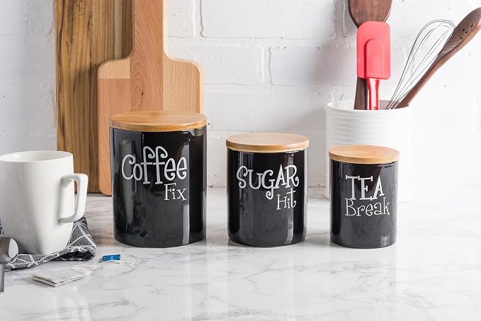 DII Kitchen Accessories Retro Collection, Canister Set, 3 Piece - Image 6