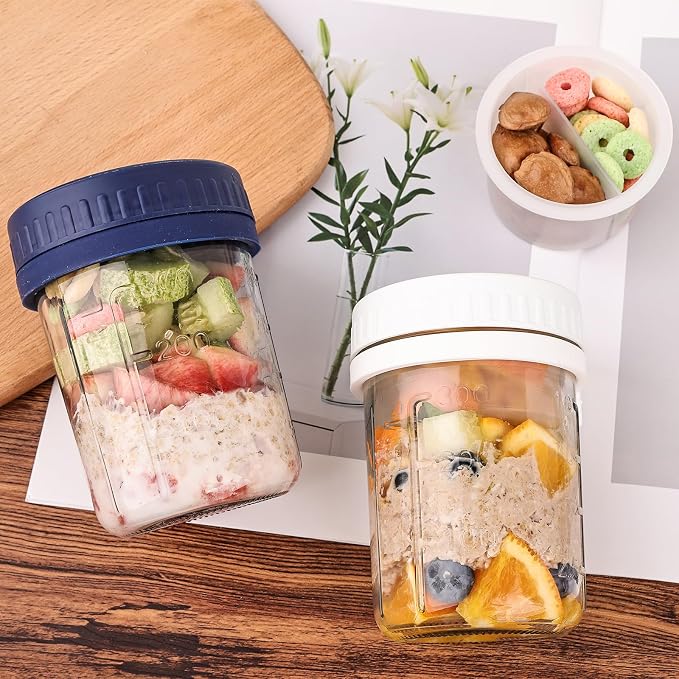 6 Pack Overnight Oats Containers - Image 7