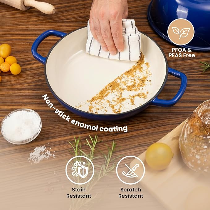 Enamelled Cast Iron Dutch Oven Pot – Dutch Oven - Image 5