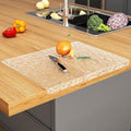 JJL Acrylic Cutting Board with Counter Lip, 20 x 16 Inches, and Vegetables by Unknown