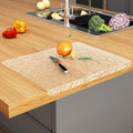 JJL Acrylic Cutting Board with Counter Lip, 24 x 18 Inches, and Vegetables by Unknown