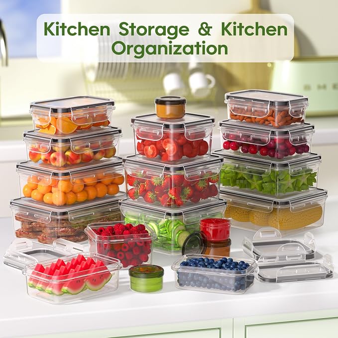 KEMETHY 36-Piece Food Storage Containers - Image 7