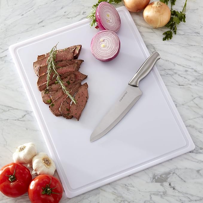 FARBERWARE Extra-Large Plastic Cutting Board, 15x20 Inch Dishwasher-Safe - Image 7