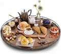 Farmhouse Oak 24" Lazy Susan Turntable Organizer by AMH
