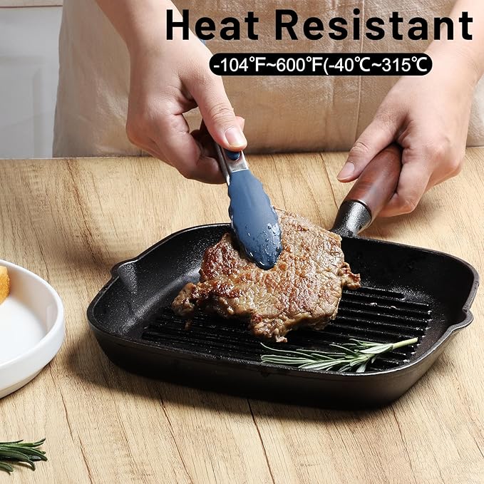 Hotec Mini Silicone Kitchen Tongs - Image 3