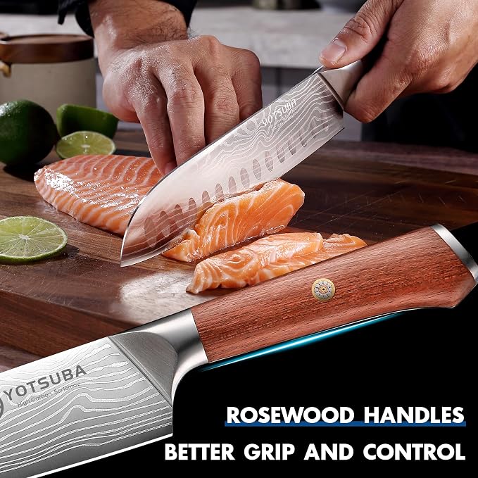 YOTSUBA 5 PCS Kitchen Knife Set, Professional Razor Sharp Japanese Knife Set - Image 3