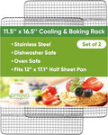Spring Chef 11.5 x 16.5 Inch Stainless Steel Cooling Racks by SpringChef