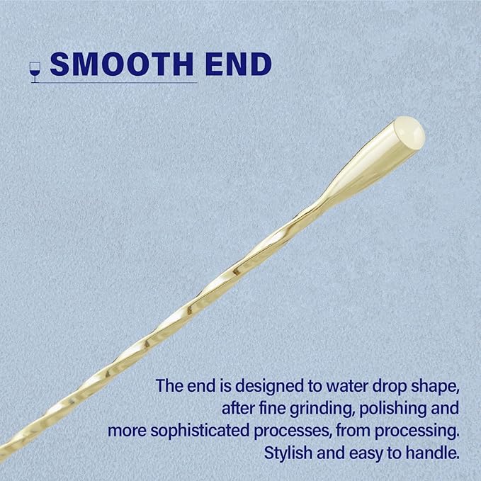 2 Pcs 12 Inches Bar Spoon, Long Handle Mixing Stirrers - Image 5