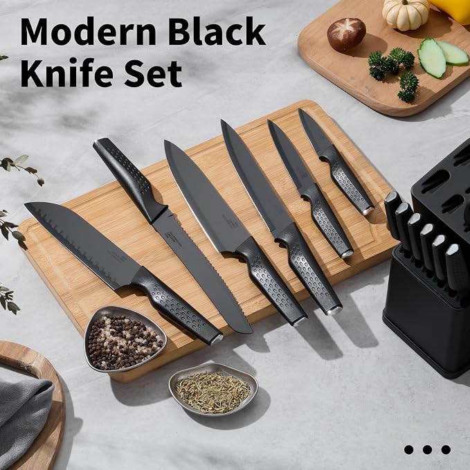 E-far Knife Set, 15-Piece Kitchen Knife Block Set - Image 5