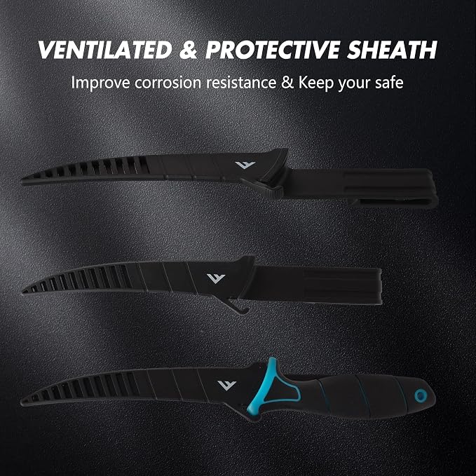 FLISSA Fillet Knife Set, Boning Knife & Bait Knives - Image 6