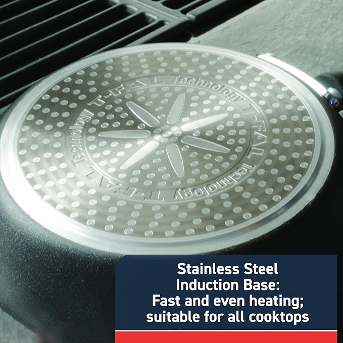 T-Fal Experience Nonstick Fry Pan 12.5 Inch, Oven Broiler Safe 400F, Non Stick - Image 4
