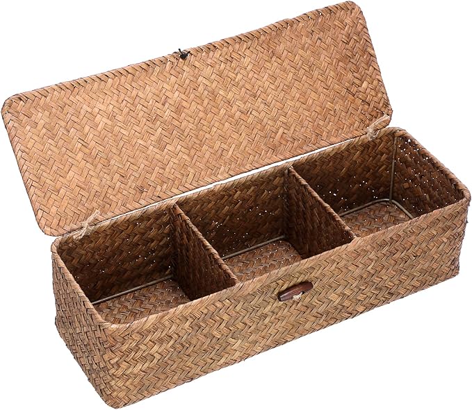 Hipiwe Handwoven Seagrass Storage Basket - Image 9