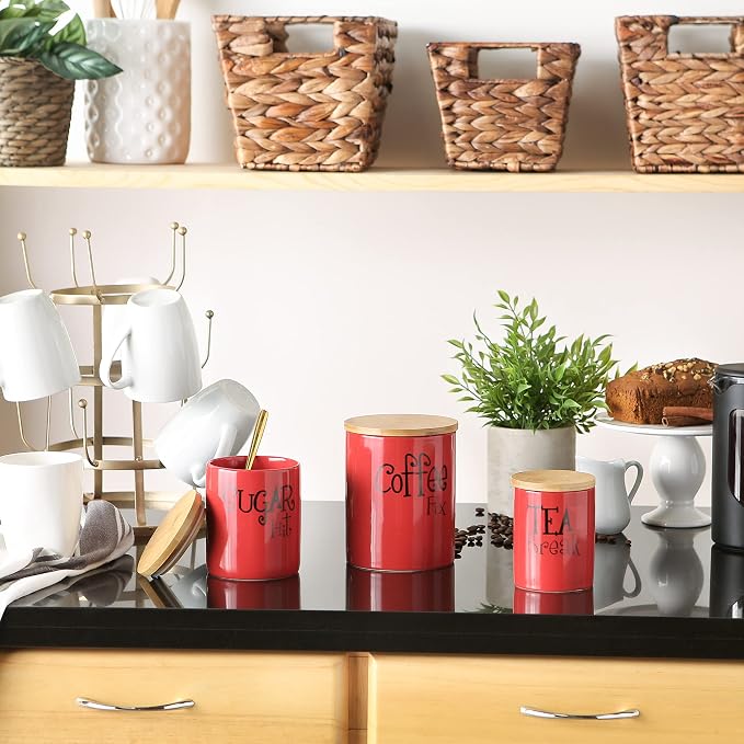 DII Kitchen Accessories Retro Collection, Canister Set, 3 Piece - Image 4