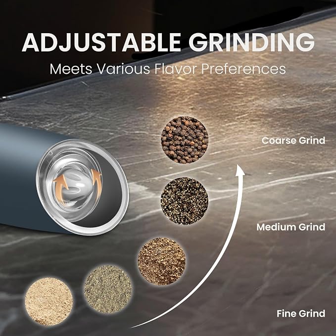 Battery Operated Salt And Pepper Grinder Set - Image 3