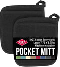 RITZ Terry Pocket Mitt & Hot Pad: Unparalleled Heat Resistant, Durable 100% by Ritz+Foodservice