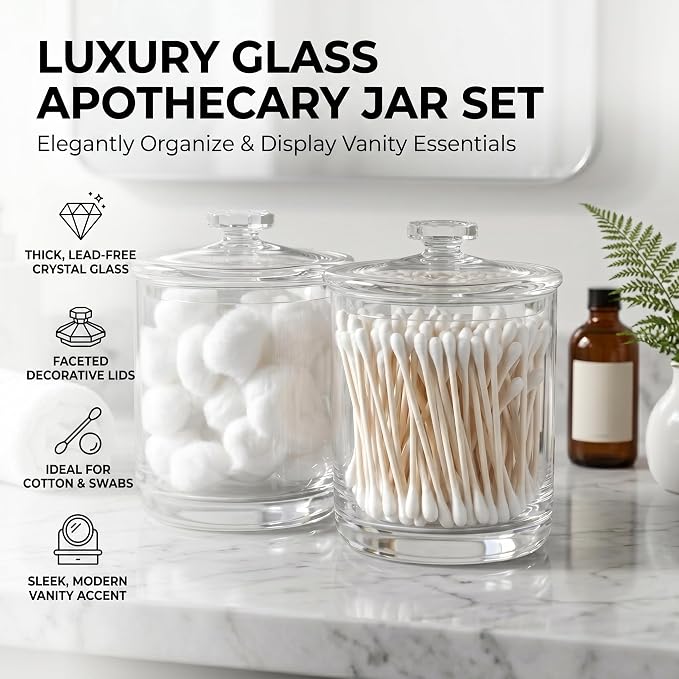 ForPro Clear Acrylic Apothecary Jars - Image 6