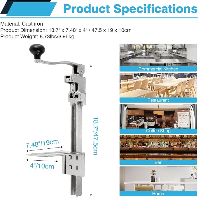 IRONWALLS Commercial Can Opener - Image 2