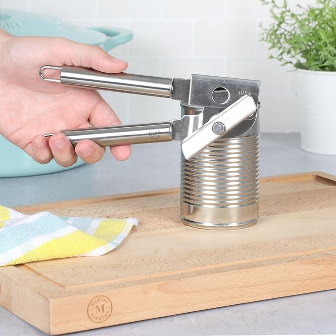 Martha Stewart Sprucedale Stainless Steel Heavy Duty Can Opener – Durable and - Image 2
