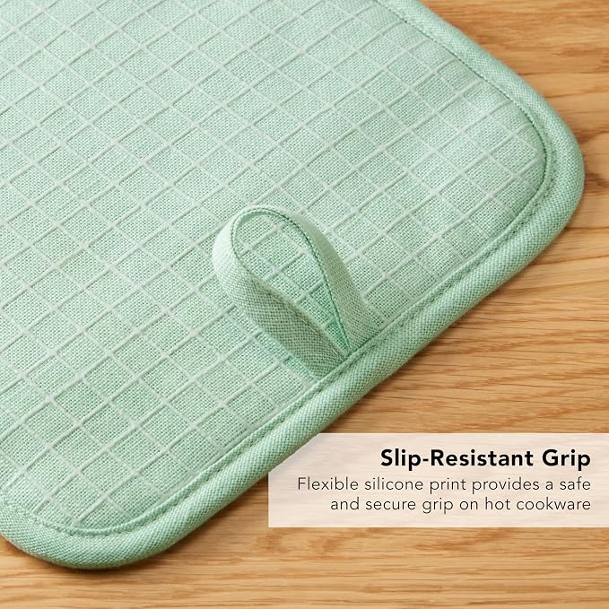KITCHENAID Gourmet Series Gridlines Pot Holders 2-Pack Set, Heat Resistant up - Image 7
