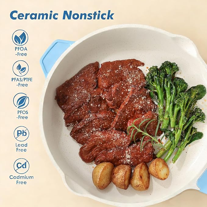 SENSARTE Nonstick Ceramic Skillet - Image 3