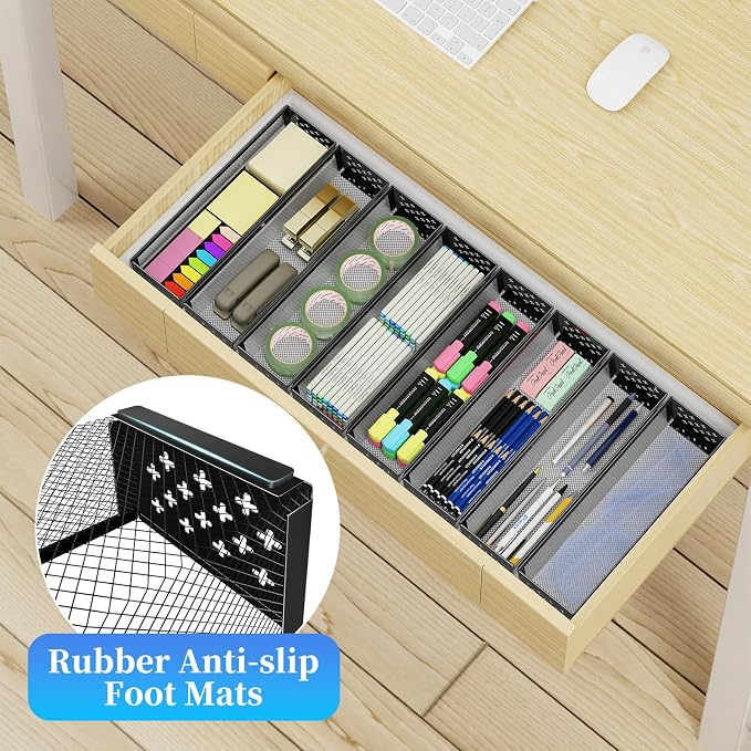 Simple Trending Silverware Drawer Organizer, 8 Pack Utensil Organizer - Image 7