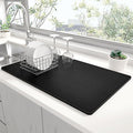 Rnivvi Dish Drying Mat for Kitchen Counter, XL 15 x 24" Super Absorbent Drainer by Rnivvi