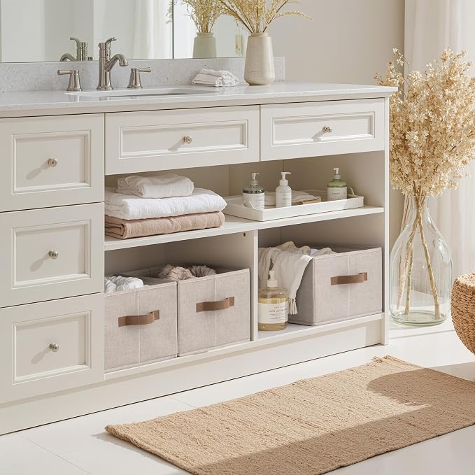StorageWorks Shelf Baskets for Organization, Linen Closet Organizers and - Image 7