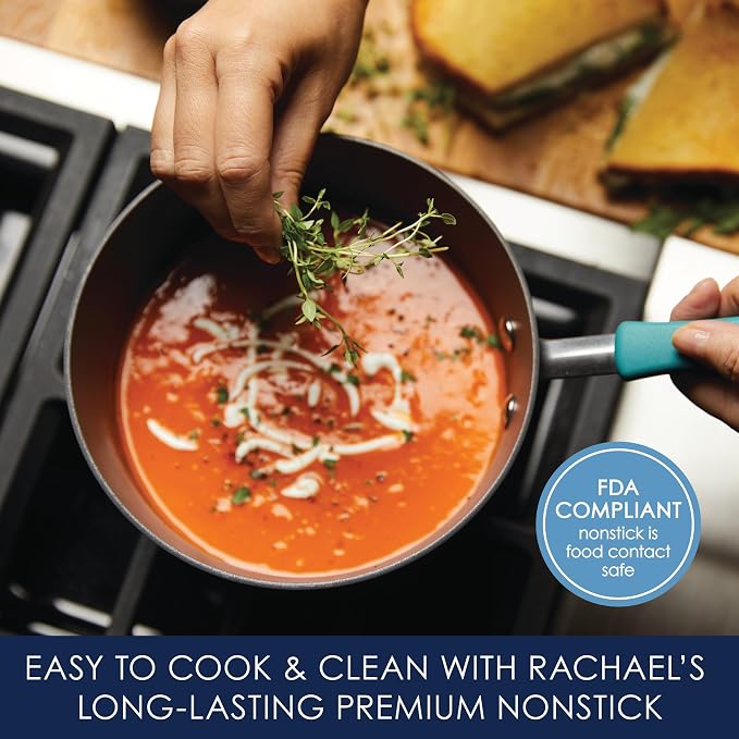 Rachael Ray Cucina Hard Anodized Nonstick Sauce Pan/Saucepan - Image 3