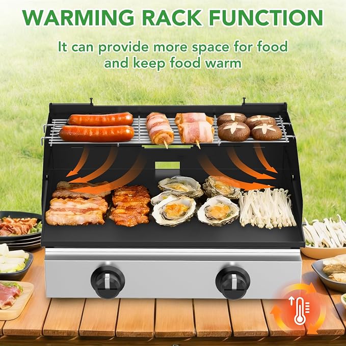 Universal Wind Guard and Warming Rack Fit - Image 3
