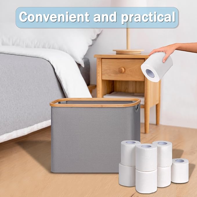 efluky Toilet Paper Storage, Toilet Paper Basket - Image 6